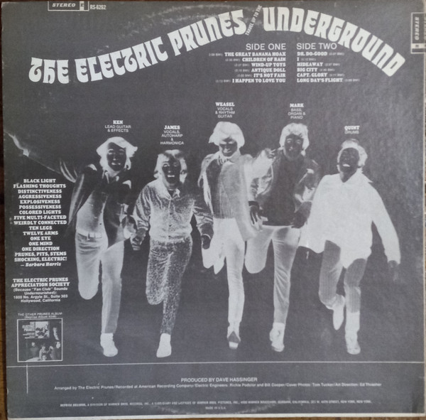 The Electric Prunes - Underground | Reprise Records (RS 6262) - 2