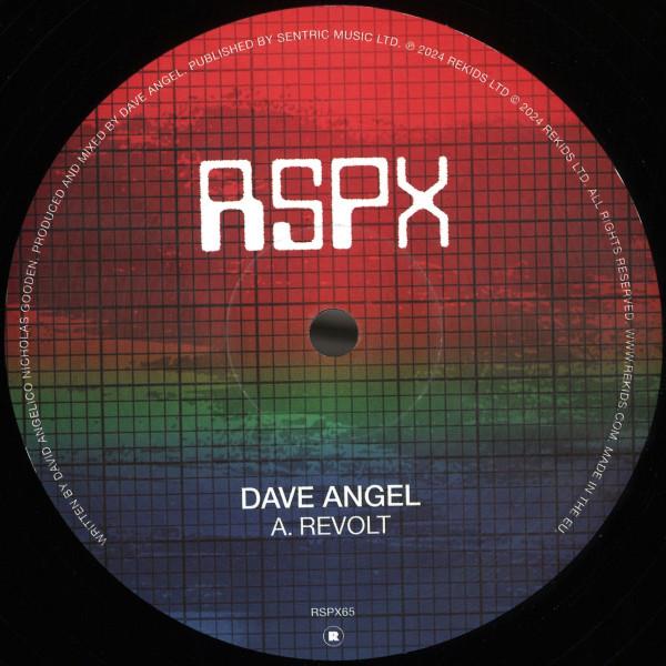 Dave Angel - Revolt | Rekids Special Projects (RSPX65)