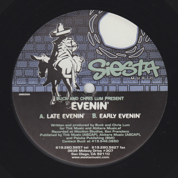 DJ Buck & Chris Lum - Evenin' | Siesta Music (SM026) - main DJ Buck & Chris Lum - Evenin' | Siesta Music (SM026) - main