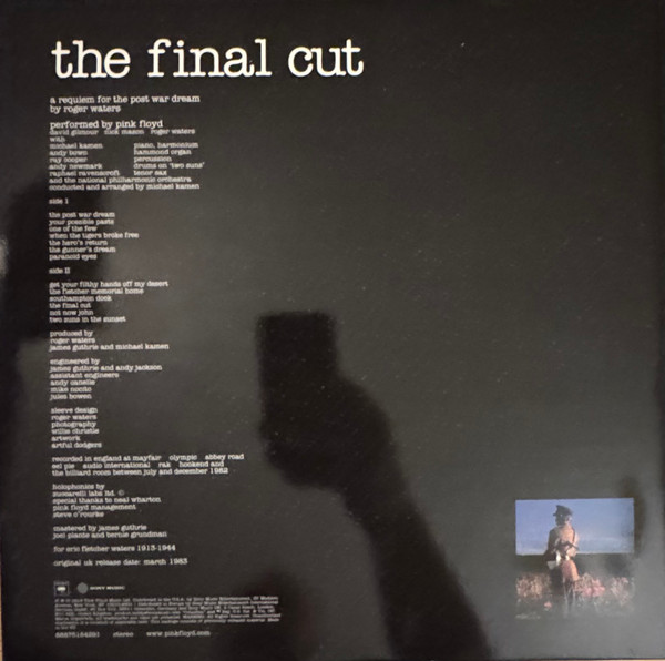 Pink Floyd - The Final Cut | Columbia (88875184291) - 3