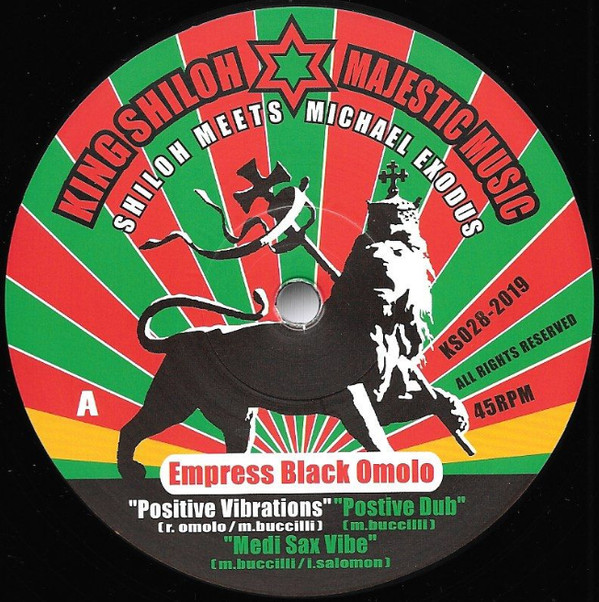 King Shiloh Meets Michael Exodus / Black Omolo - Positive Vibration / Sensimilla | King Shiloh Records (KS028-2019)