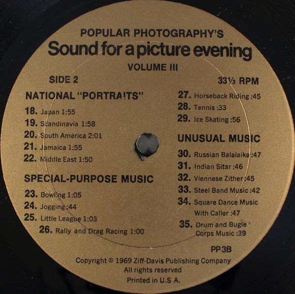 Unknown Artist - Popular Photography's Sound For A Picture Evening: Volume III | Popular Photography (PP3) - 2 Unknown Artist - Popular Photography's Sound For A Picture Evening: Volume III | Popular Photography (PP3) - 2