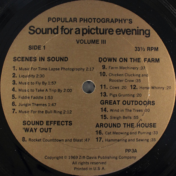 Unknown Artist - Popular Photography's Sound For A Picture Evening: Volume III | Popular Photography (PP3) - main Unknown Artist - Popular Photography's Sound For A Picture Evening: Volume III | Popular Photography (PP3) - main