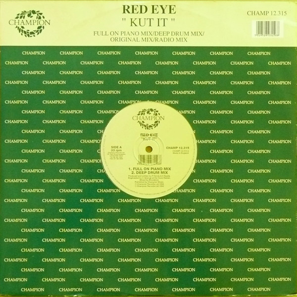 Red Eye - Kut It | Champion (CHAMP 12.315)