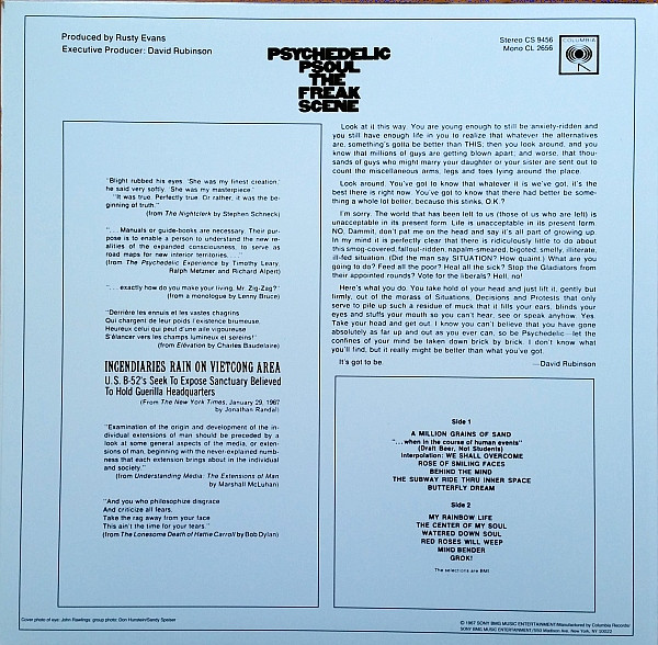 The Freak Scene - Psychedelic Psoul | Columbia (CS 9456) - 2