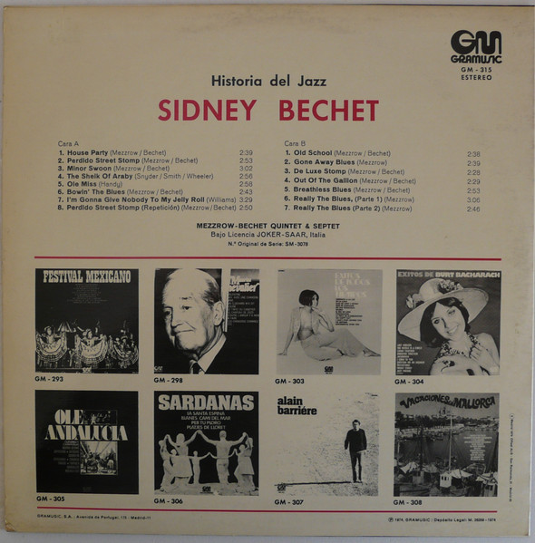 Sidney Bechet - Sidney Bechet | Gramusic (GM-315) - 2