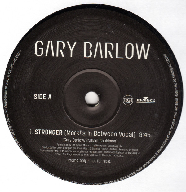 Gary Barlow - Stronger | RCA (STRONGER 1) - 2