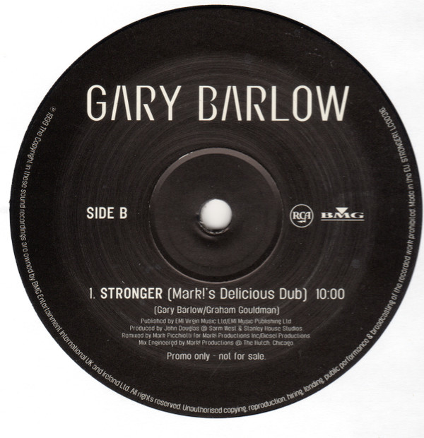 Gary Barlow - Stronger | RCA (STRONGER 1) - 3