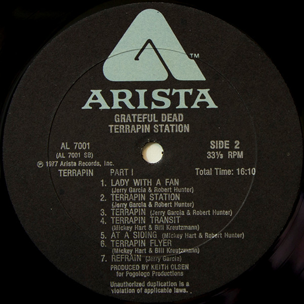 Grateful Dead - Terrapin Station | Arista (AL 7001) - 4