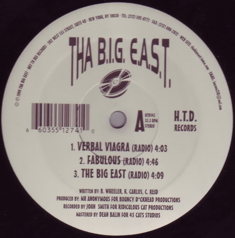 Tha B.I.G. E.A.S.T. - Verbal Viagra  | Hot To Def Records (HTD143)