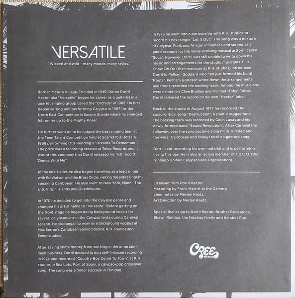 Doran "Versatile" Hector - Let It Out / Destruction | Cree Records (CRS 511) - 4 Doran "Versatile" Hector - Let It Out / Destruction | Cree Records (CRS 511) - 4