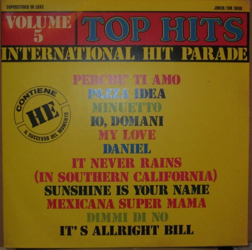 Blue Marvin - Top Hits - International Hit Parade - Volume 5 | Joker (SM 3600) Blue Marvin - Top Hits - International Hit Parade - Volume 5 | Joker (SM 3600)