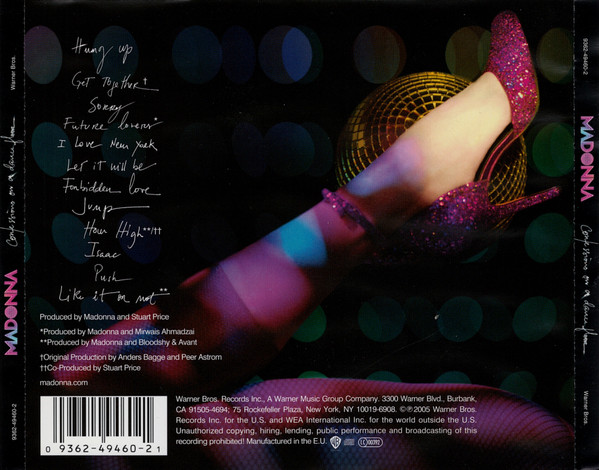 Madonna - Confessions On A Dance Floor | Warner Bros. Records (9362-49460-2) - 2