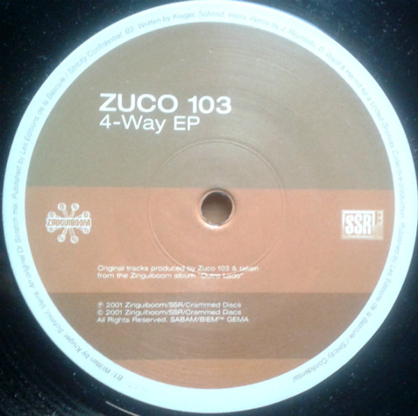 Zuco 103 - 4-Way EP | Ziriguiboom (ZBOOM 125) - 2