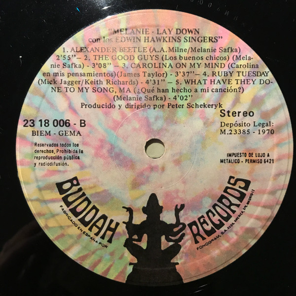 Melanie - Melanie Featuring Lay Down | Buddah Records (23 18 006) - 4