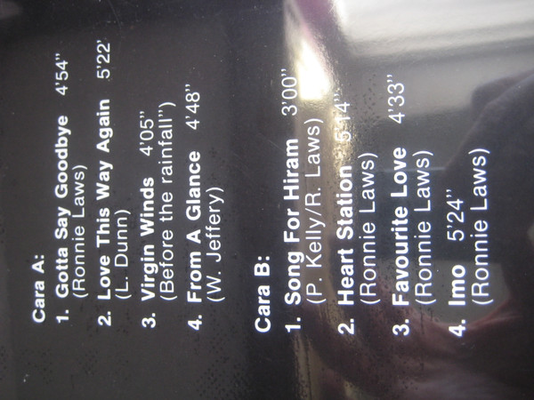 Ronnie Laws - True Spirit | Area Creativa (4P-059) - 3