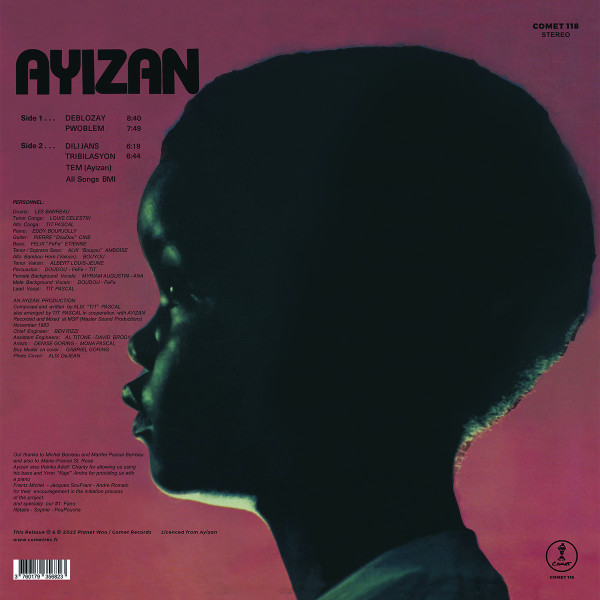Ayizan - Dilijans | Comet Records (COMET 118) - 2 Ayizan - Dilijans | Comet Records (COMET 118) - 2