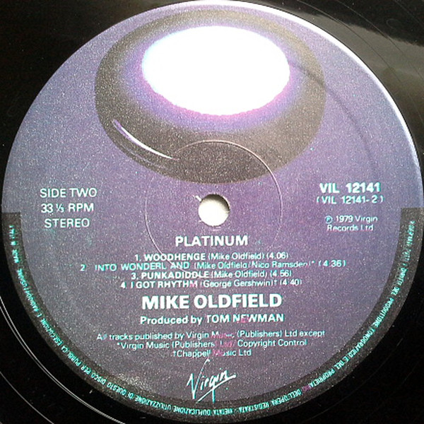 Mike Oldfield - Platinum | Virgin (VIL 12141) - 4