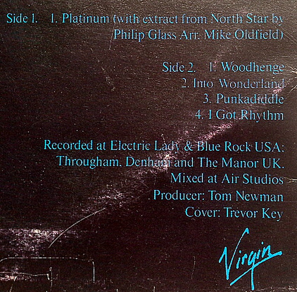 Mike Oldfield - Platinum | Virgin (VIL 12141) - 5