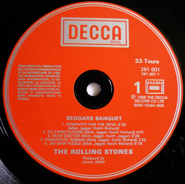 The Rolling Stones - Beggars Banquet | Decca (291.001) - 4