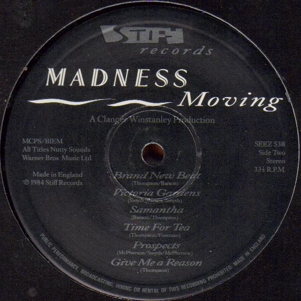 Madness - Keep Moving | Stiff Records (SEEZ 53) - 4