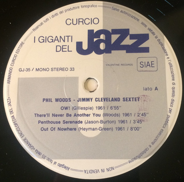 Thelonious Monk , Phil Woods , Jimmy Cleveland , Max Roach - I Giganti Del Jazz Vol. 35 | Curcio (GJ-35) - 4 Thelonious Monk , Phil Woods , Jimmy Cleveland , Max Roach - I Giganti Del Jazz Vol. 35 | Curcio (GJ-35) - 4