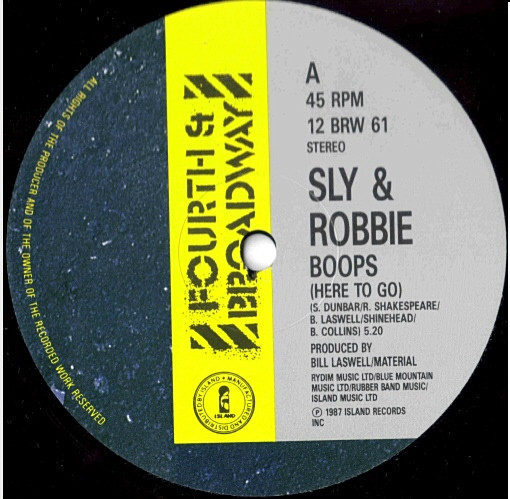 Sly & Robbie - Boops (Here To Go) | 4th & Broadway (12 BRW 61) - 3