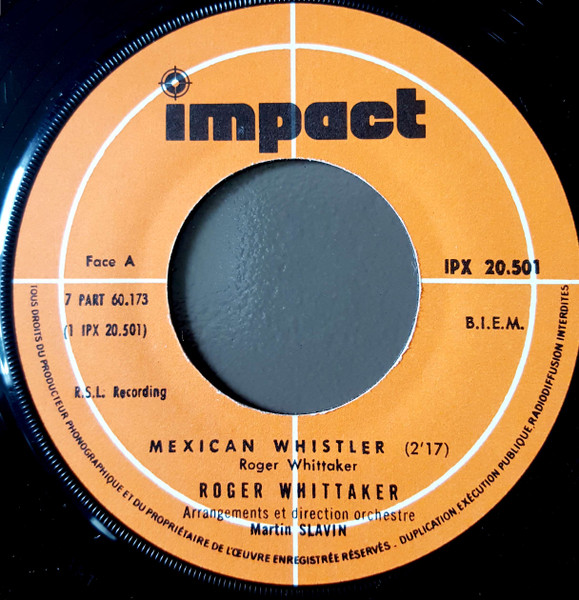 Roger Whittaker - Mexican Whistler / If I Were A Rich Man | Impact (IPX 20.501) - 4