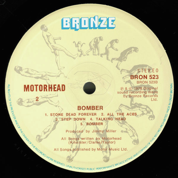 Motörhead - Bomber | Bronze (BRON 523) - 2