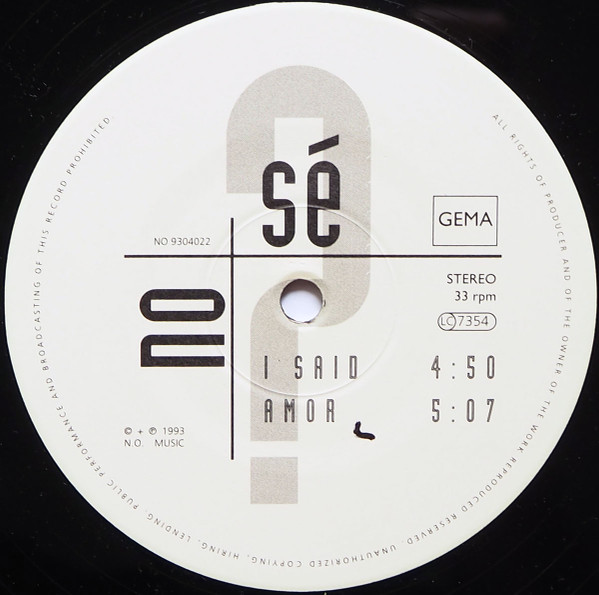 No Sé - No Sé EP | Groove Attack Productions (GAP 002) - 2