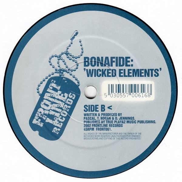 Bonafide - Super2Bad / Wicked Elements | Frontline Records (FRONT061) - 3