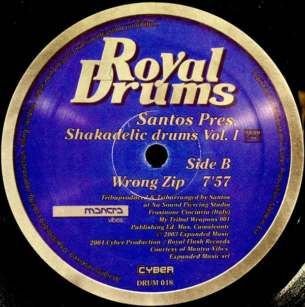 Santos - Shakadelic Drums Vol. 1 | Royal Drums (DRUM 018) - 4