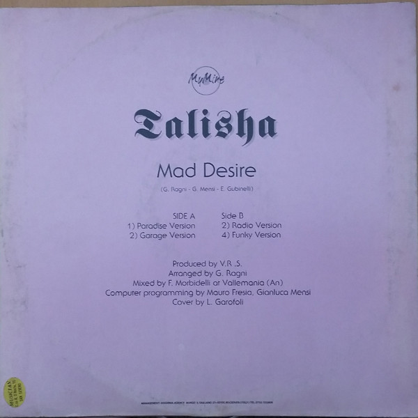 Talisha - Mad Desire | My Mine (V.R.S. 043) - main