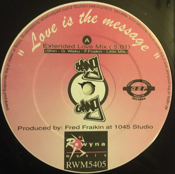The Bang Gang - Love Is The Message | Rowyna Music (RWM 5405) The Bang Gang - Love Is The Message | Rowyna Music (RWM 5405)