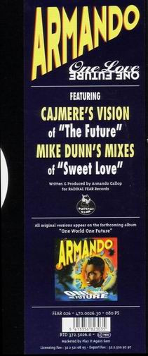 Armando - One Love One Future | Radikal Fear (FEAR 026) - 3