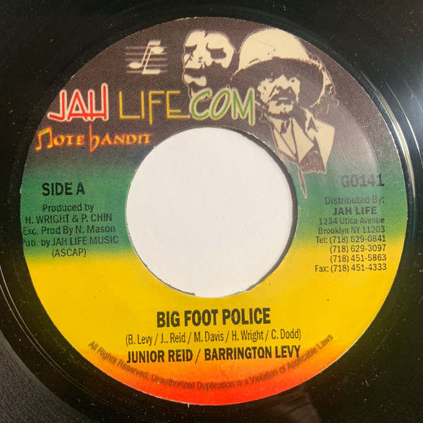 Barrington Levy / Junior Reid - Big Foot Police | Jah Life Com (GO141)