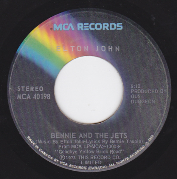 Elton John - Bennie And The Jets | MCA Records (MCA 40198) - main