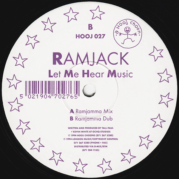 Ramjack - Let Me Hear Music | Hooj Choons (HOOJ 027)