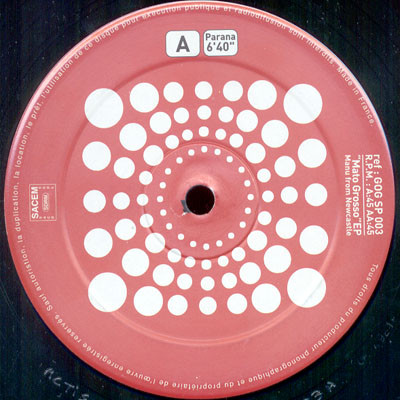 Manu From Newcastle - Mato Grosso EP | Grain Of Groove (GOG SP 003)