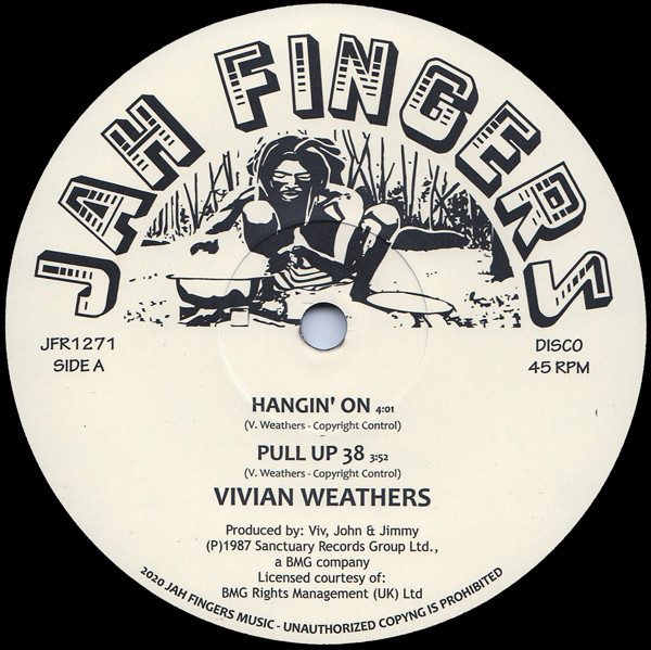 Vivian Weathers - Hangin' On / What Is Man | Jah Fingers Music (JFR1271) Vivian Weathers - Hangin' On / What Is Man | Jah Fingers Music (JFR1271)