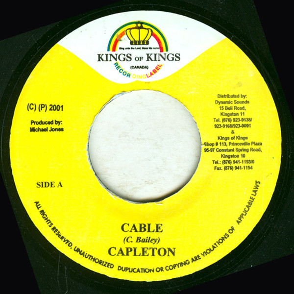 Capleton - Cable | Kings Of Kings (none)
