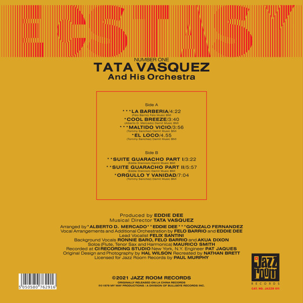Tata Vazquez Y Su Orquesta - Ecstasy | Jazz Room Records (JAZZR 011) - 2