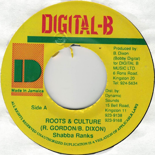 Shabba Ranks - Roots & Culture | Digital-B (none)