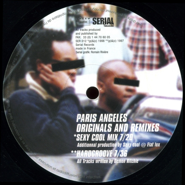Paris Angeles - Originals & Remixes | Serial Records (SER012) - 3