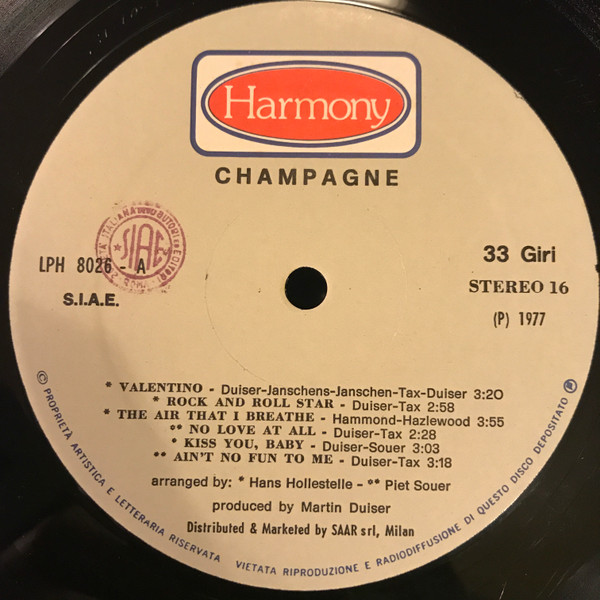 Champagne - Champagne | Harmony (LPH 8026) - 4