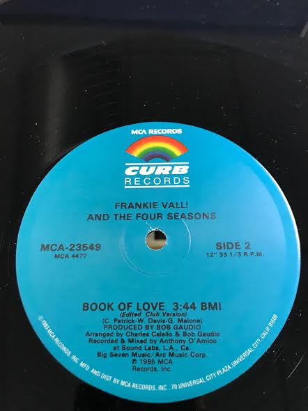 Frankie Valli And The Four Seasons - Book Of Love | MCA Records (MCA-23549) Frankie Valli And The Four Seasons - Book Of Love | MCA Records (MCA-23549)