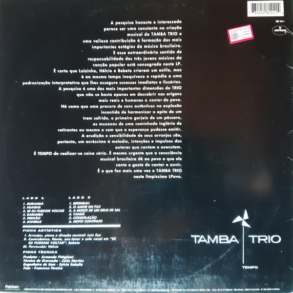 Tamba Trio - Tempo | Mercury (528 124-1) - 2 Tamba Trio - Tempo | Mercury (528 124-1) - 2