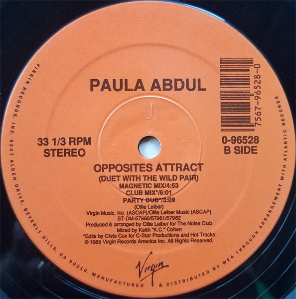 Paula Abdul - Opposites Attract | Virgin (0-96528) - 4 Paula Abdul - Opposites Attract | Virgin (0-96528) - 4