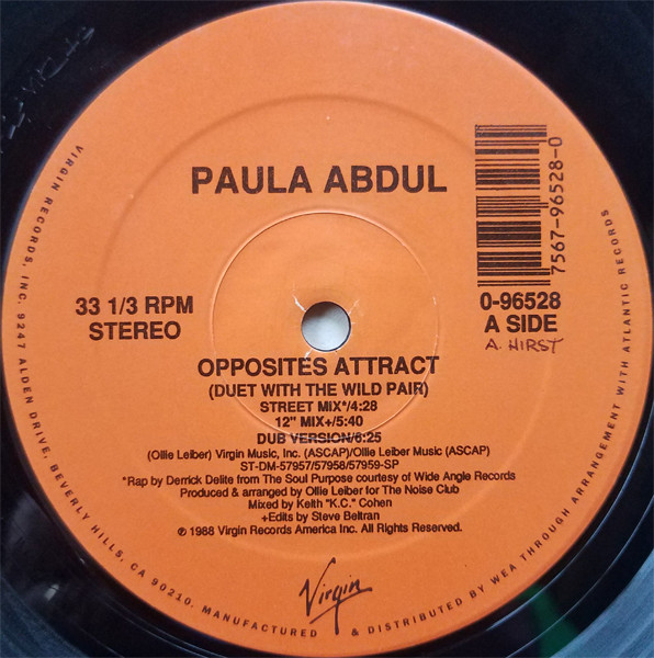 Paula Abdul - Opposites Attract | Virgin (0-96528) - 3 Paula Abdul - Opposites Attract | Virgin (0-96528) - 3