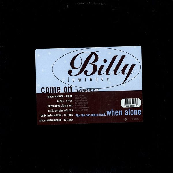 Billy Lawrence - Come On | EastWest (0-63998) - main Billy Lawrence - Come On | EastWest (0-63998) - main